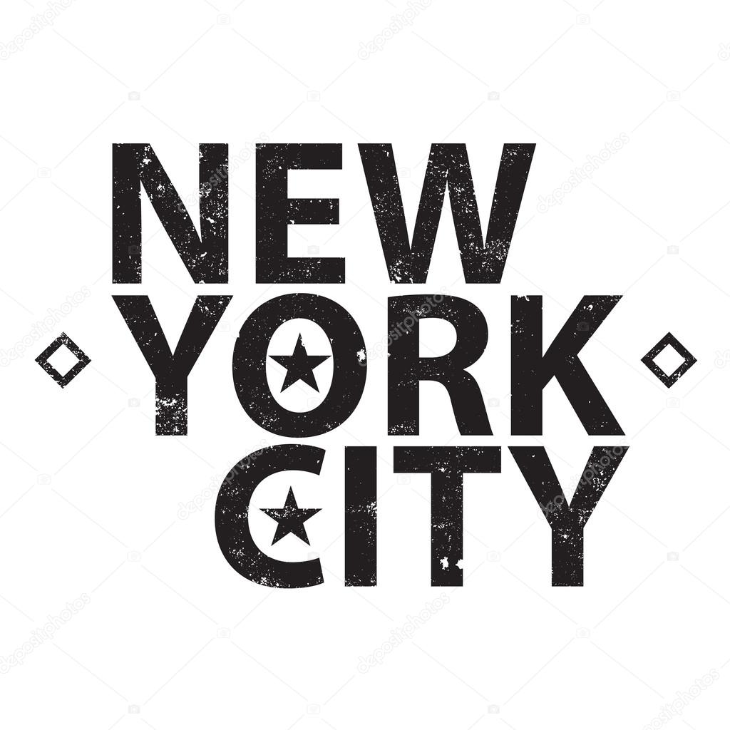 Vintage new york typography, t-shirt graphic vector