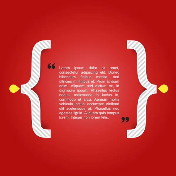 Citação citação criativa modelo tipográfico . —  Vetores de Stock