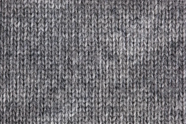 Gris tricoté horizontal fond texturé — Photo