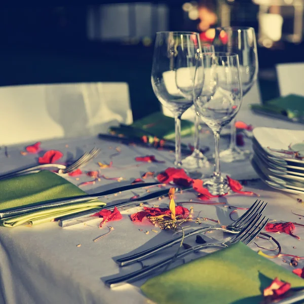 Recepción de boda. Fotos de estilo vintage . — Foto de Stock