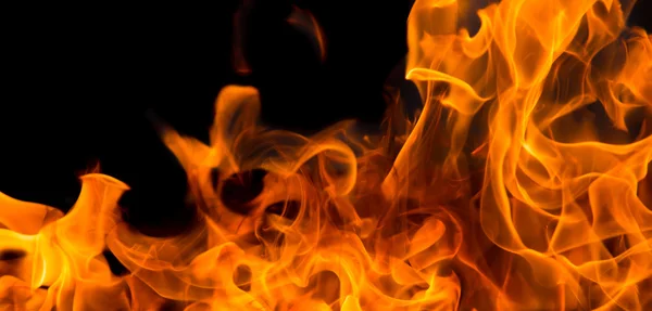 Lodern Feuer Flamme Textur Hintergrund — Stockfoto