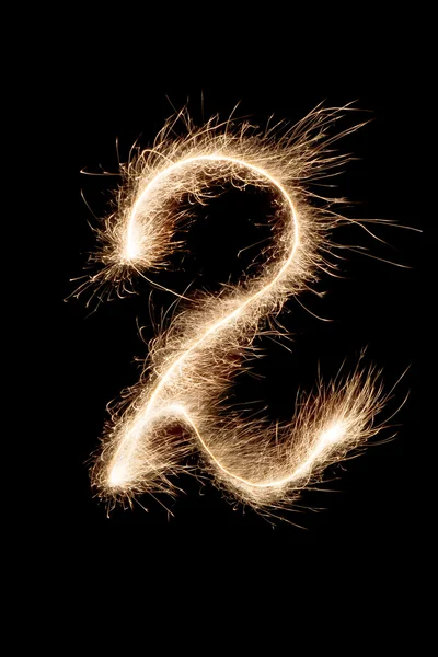 Fireworks numbers 2 — Zdjęcie stockowe