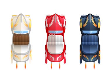 Retro düz araba Cabriolet üst