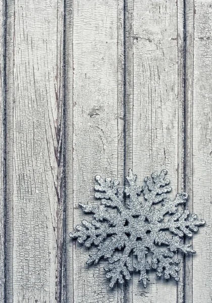 Silver snowflake — Stock Photo, Image