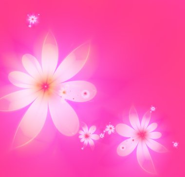 pembe fraktal arka plan