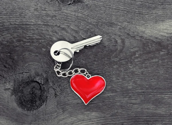 Key with heart — Stock Photo, Image