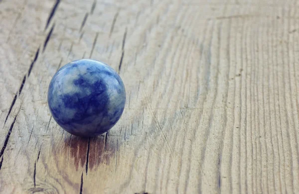 Lapis lazuli ball, macro — Stock Photo, Image