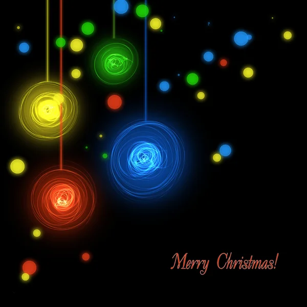 Abstract black Christmas background — Stock Photo, Image