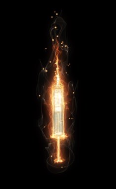 Yangın cam şırınga