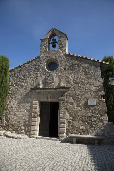 Εκκλησάκι στο Les Baux de Provence penitents — Φωτογραφία Αρχείου