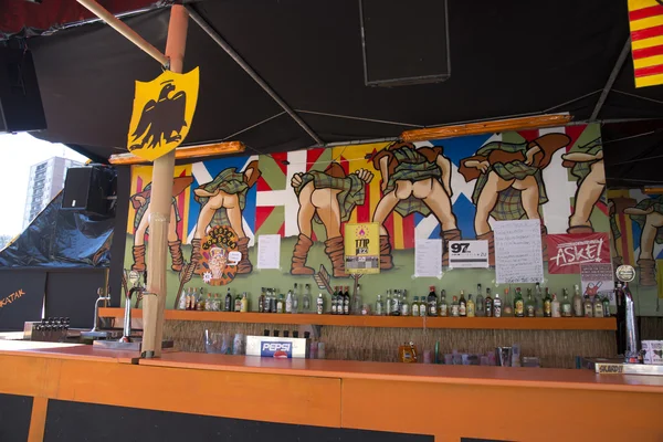 ビルバオにビール スタンド — ストック写真