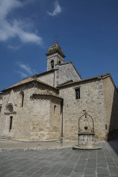 San Quirico collegiate church — Stock Photo, Image