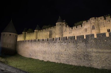 Gece kalede Carcassonne
