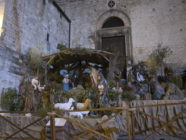 Life-size Nativity scene — Stock Photo, Image