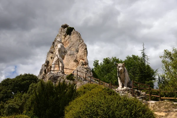 牧羊人在 Pancorbo 的纪念碑 — 图库照片