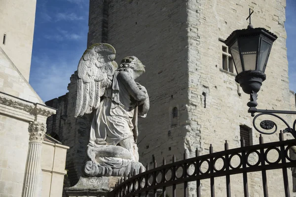 Angelo statua di marmo — Foto Stock