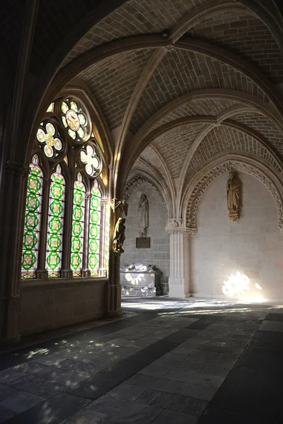 Burgos cathedral cloister — Stock Photo, Image