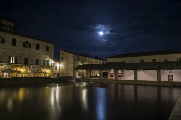 Bagno Vignoni termální lázně — Stock fotografie