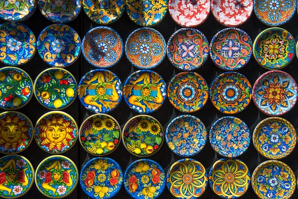 Traditional Sicily pottery — Stock Photo, Image