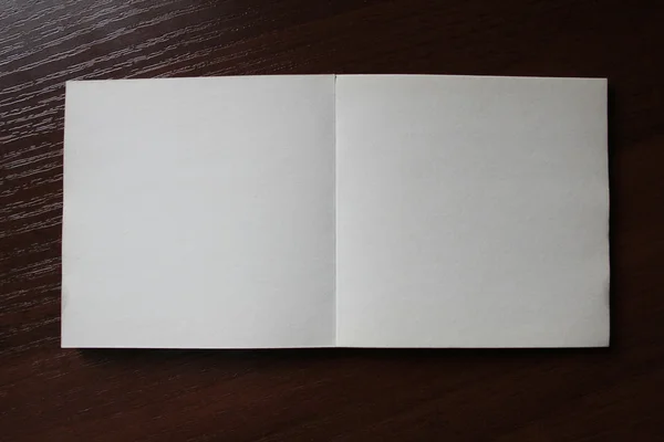 Quadrado de papel em branco — Fotografia de Stock