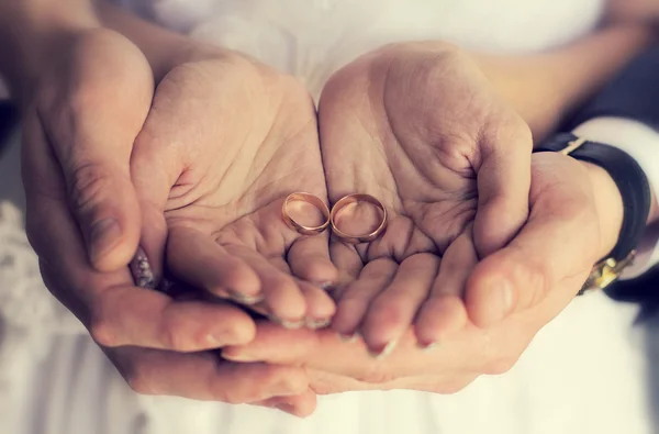 Alyans eller üzerinde