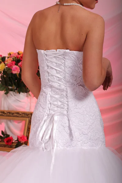 Corset wedding dress — Stock Photo, Image