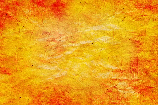 Yellow red aged paper — Stock Photo, Image