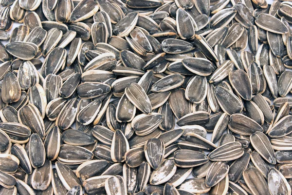 Montón de semillas de girasol como fondo — Foto de Stock