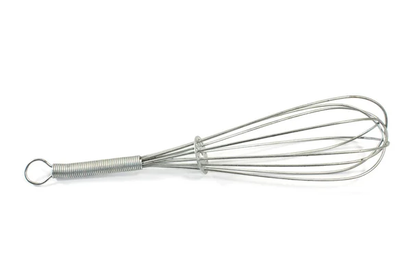 Wire whisk isolated on white — Stock Photo, Image