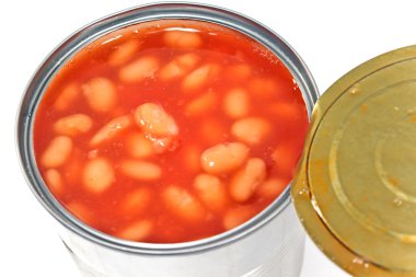 beyaz fasulye teneke kutu açmak