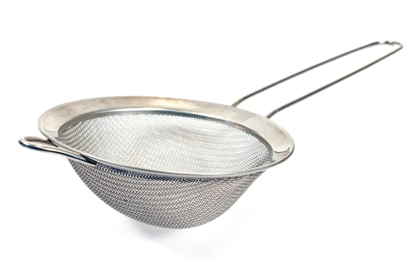 Colander isolado em um branco — Fotografia de Stock