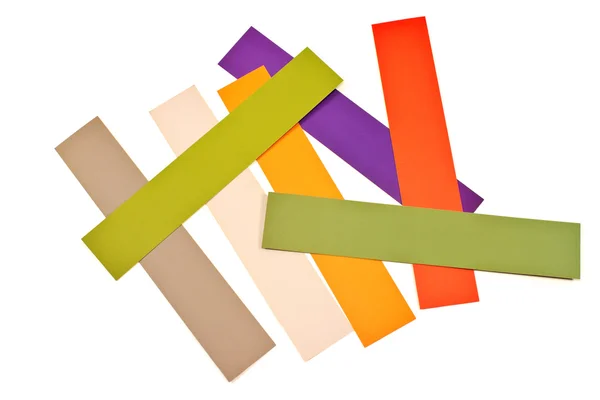 Arka plan olarak izole renkli kağıt — Stok fotoğraf