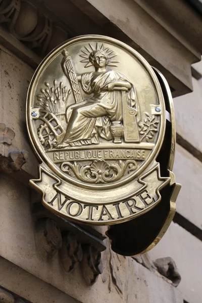 Notaris in Parijs — Stockfoto