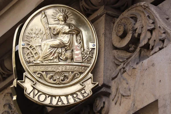 Нотаріус в Парижі — стокове фото