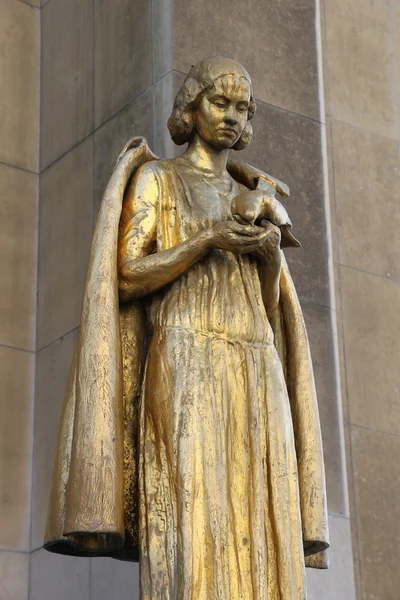 Estátua de Trocadero — Fotografia de Stock