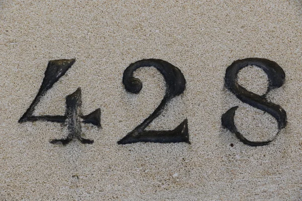 Nummer 428 in Parijs — Stockfoto