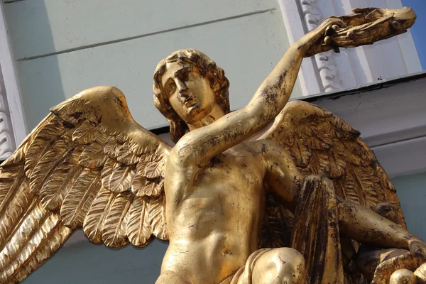 Golden angel in Prague — Stock Photo, Image