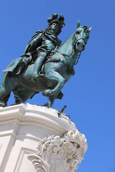 Piazza del Commercio a Lisbona — Foto Stock