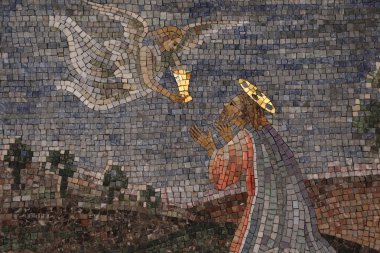 Saint Peter Vatikan'daki Papalık Bazilikası detay