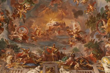 Roma'daki Borghese Galerisi'nin dekoratif resim