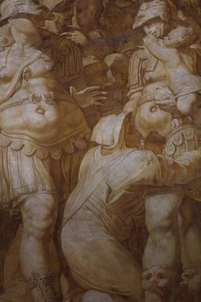Castel Sant Angelo Kale Kutsal Meleğin Duvar Resmi — Stok fotoğraf