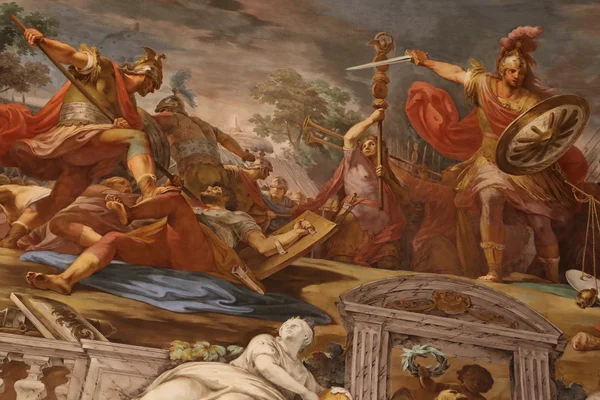 Roma Daki Borghese Galerisi Nin Dekoratif Resim — Stok fotoğraf