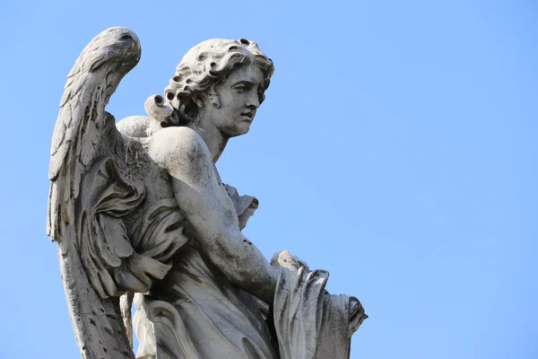 罗马圣天使的雕像 免版税图库图片