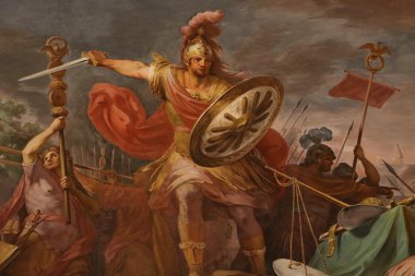 Roma'daki Borghese Galerisi'nin dekoratif resim