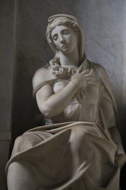 Roma'da zincire Saint Peter Bazilikası heykeli