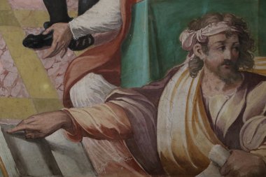 Detay resmi bulunan bir rahiplik Vatican Museums