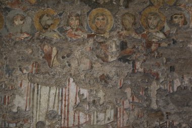 Bizans fresk, eski Aziz Meryem Kilisesi Roma Forumu