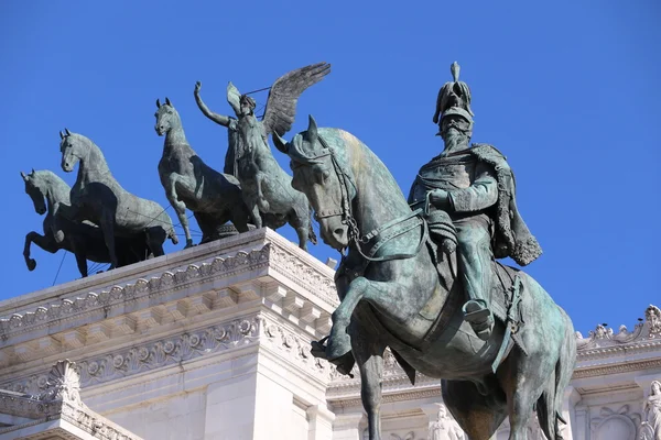 Monumento Nazionale Vittorio Emanuele Roma Altare Della Patria — Foto Stock