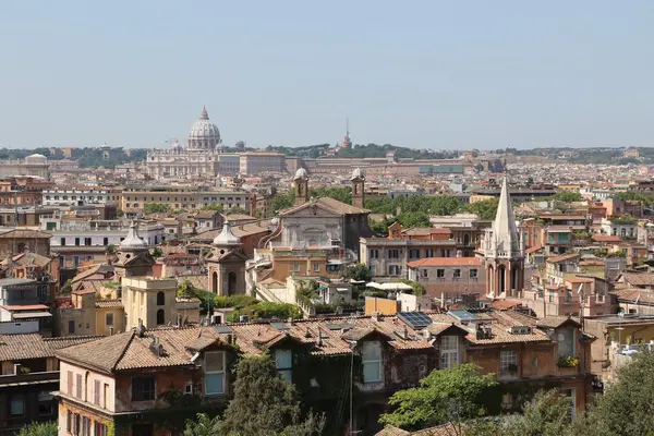 Vista Panoramica Sulla Città Roma — Foto Stock