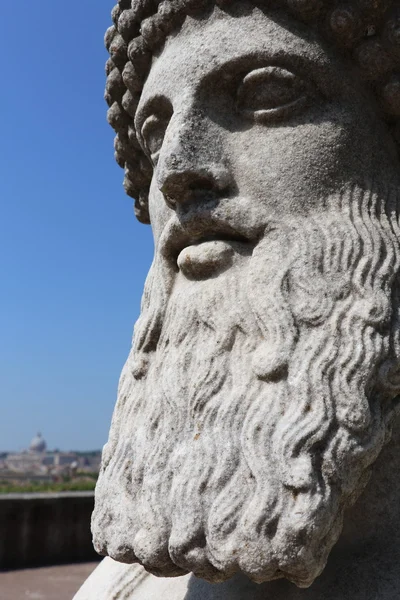 Standbeeld in rome — Stockfoto